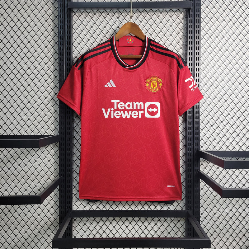 Camisa Torcedor Manchester United I 2023/24 - Masculina