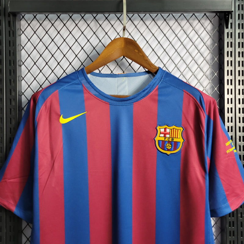 Camiseta Retro Barcelona Local 2005/06 - Hombre