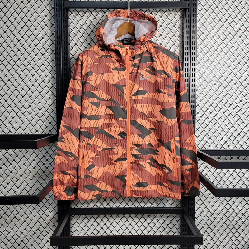 Cortavientos Nike - Camuflaje Naranja