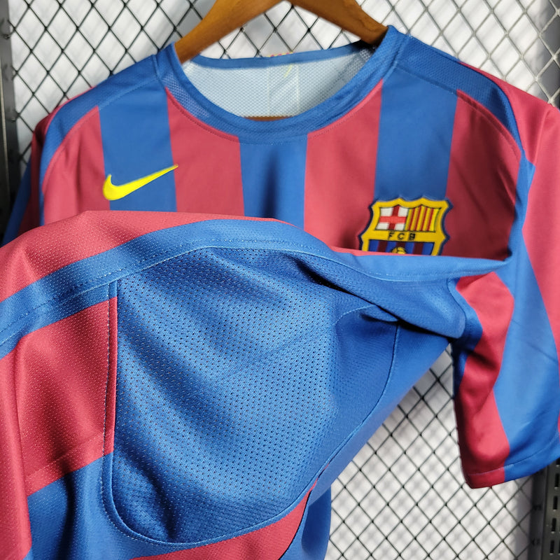 Camisa Retrô Barcelona I 2005/06 - Masculina