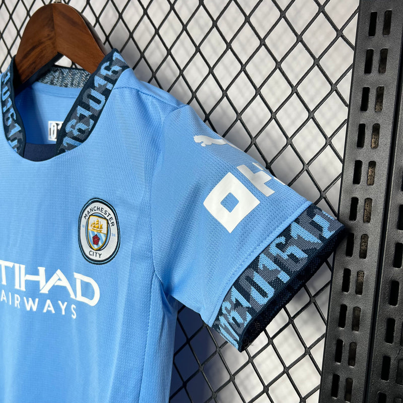 Conjunto Infantil Manchester City I 2024/25