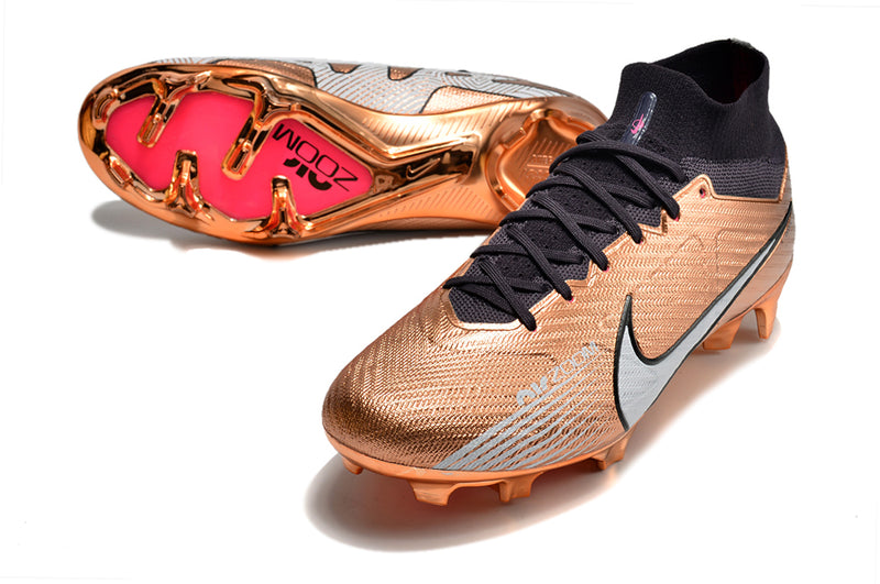 Chuteira Campo Nike Superfly 9 Elite - Bronze