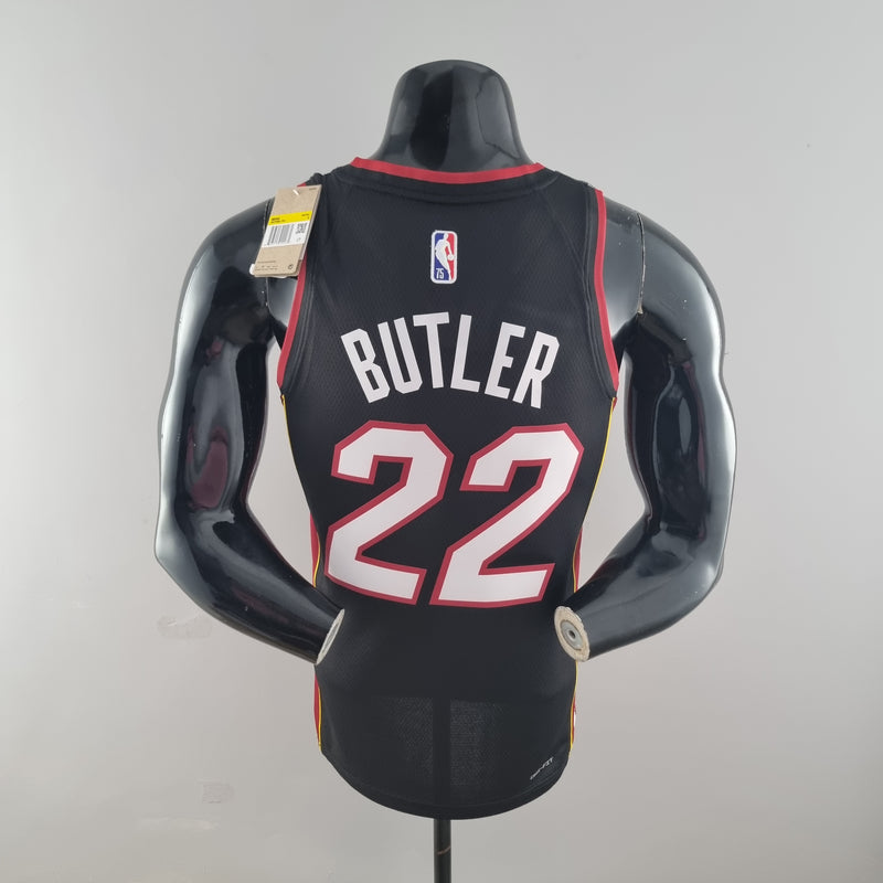 Camiseta Regatta Miami Heat Icon Edition 2022 - Negro