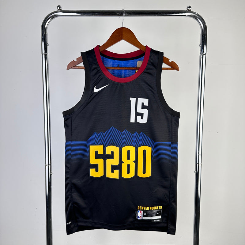 Camisa Regata Denver Nuggets City Edition 2024 - Preta