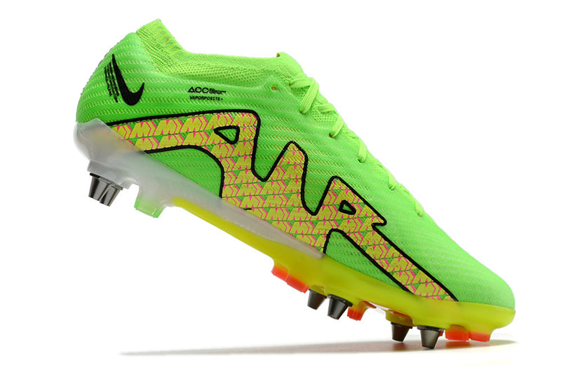 Chuteira Campo Nike Mercurial Zoom Vapor 15 Elite FG - Verde