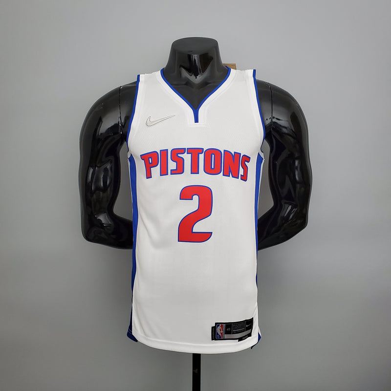 Camisa Regata Detroit Pistons Association Edition 2022 - Branca