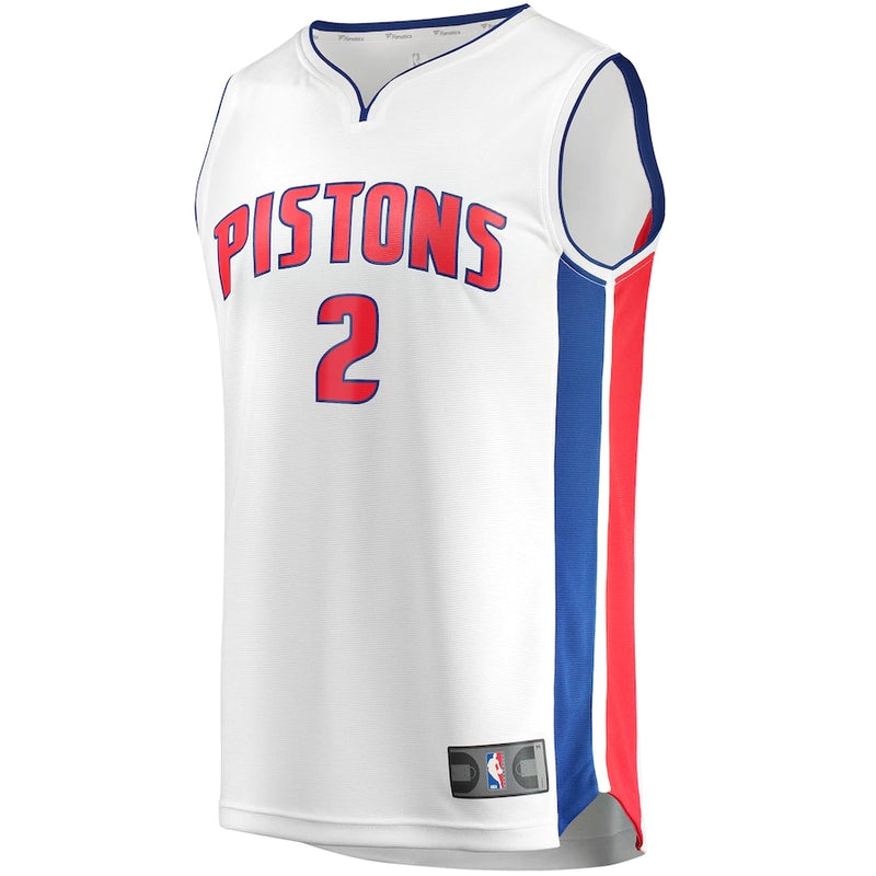 Camisa Regata Detroit Pistons Association Edition 2022 - Branca