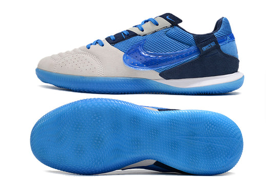 Botas de fútbol sala Nike Street Gato - Blanco + Azul