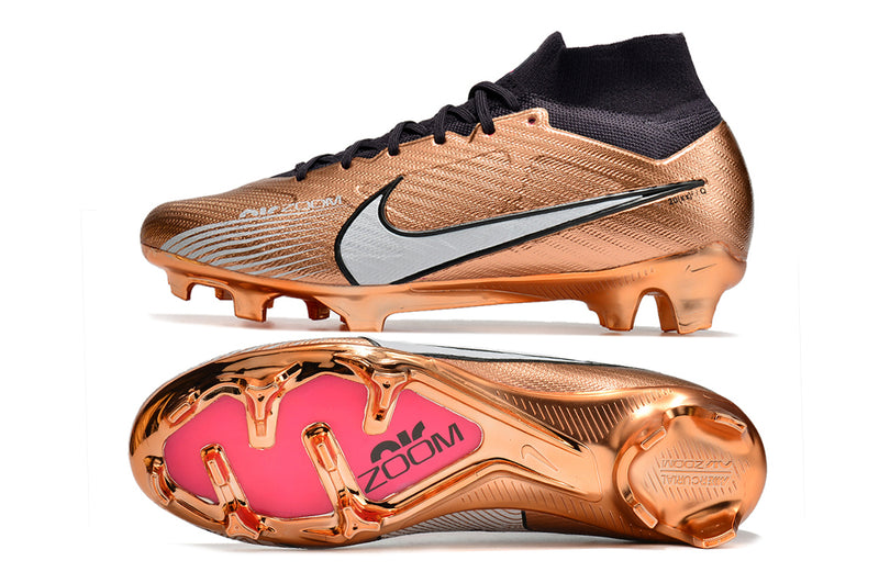 Chuteira Campo Nike Superfly 9 Elite - Bronze