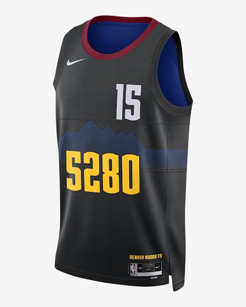 Camisa Regata Denver Nuggets City Edition 2024 - Preta