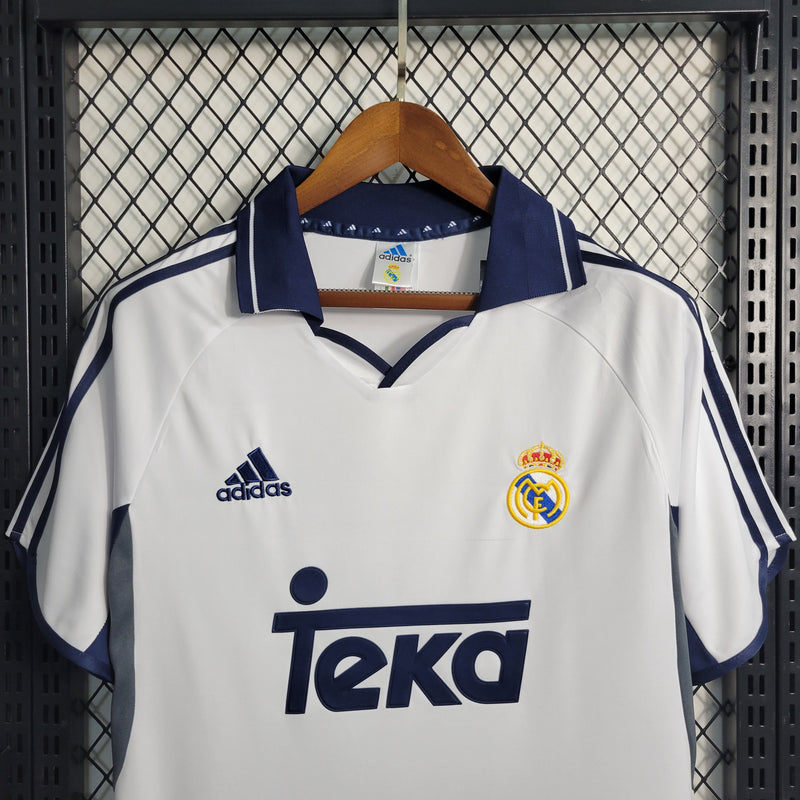 Camiseta retro Real Madrid Primera 2000/01 - Hombre