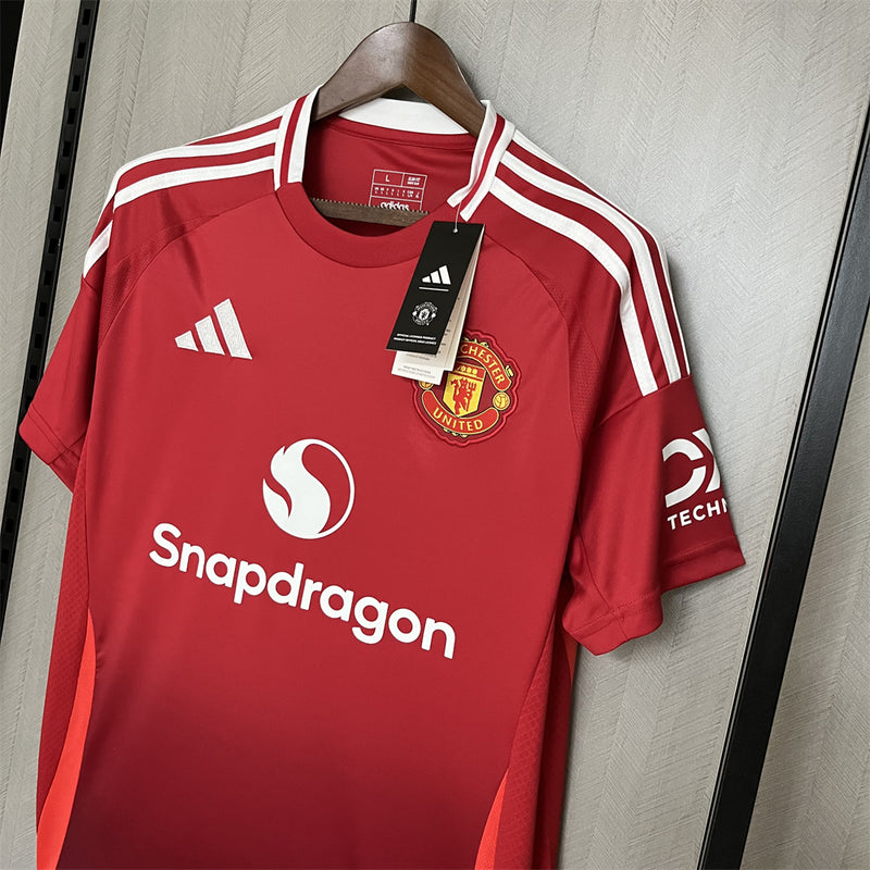 Camisa Torcedor Manchester United I 2024/25 - Masculina