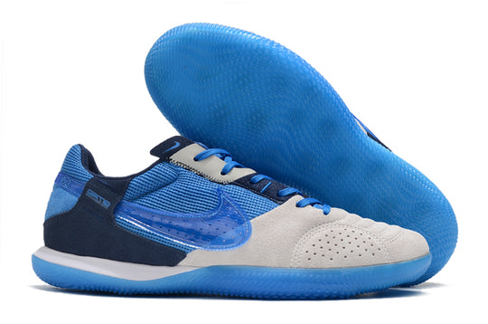 Botas de fútbol sala Nike Street Gato - Blanco + Azul