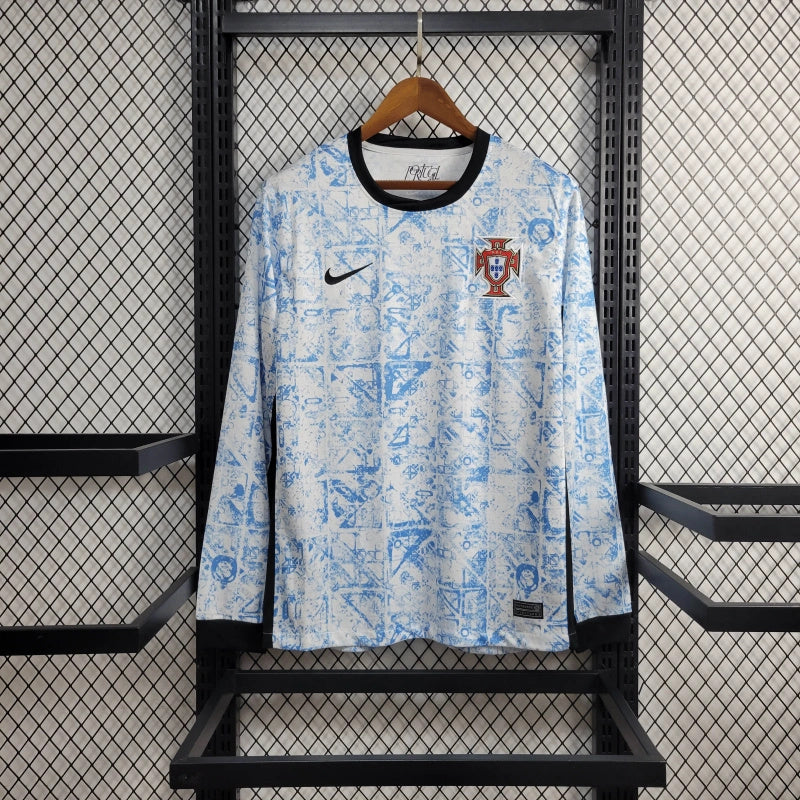 Camiseta de segunda equipación Portugal II 2024/25 manga larga - Hombre