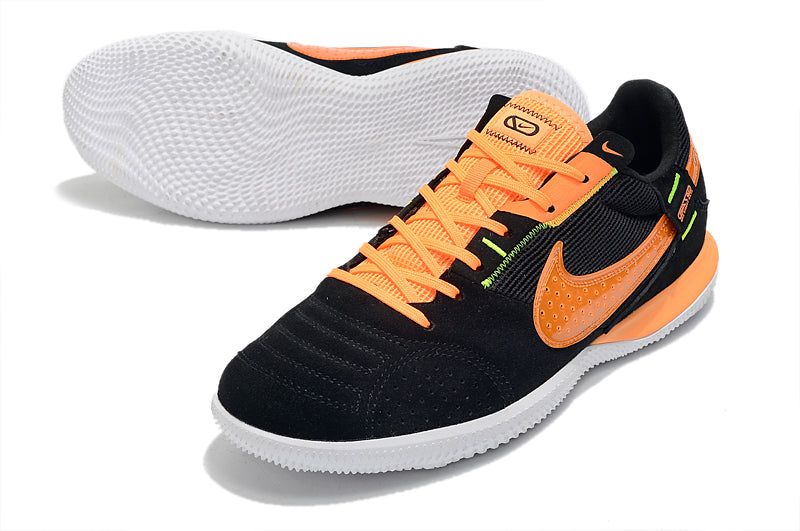 Botas de fútbol sala Nike Street Gato - Negro + Naranja