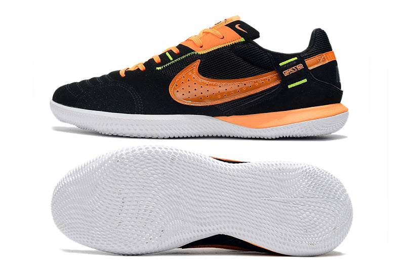 Botas de fútbol sala Nike Street Gato - Negro + Naranja