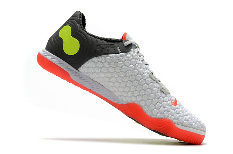 Chuteira Futsal Nike React Gato - Branco+Laranja