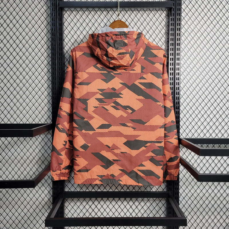 Cortavientos Nike - Camuflaje Naranja