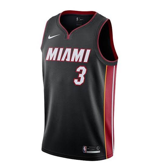 Camiseta Regatta Miami Heat Icon Edition 2022 - Negro