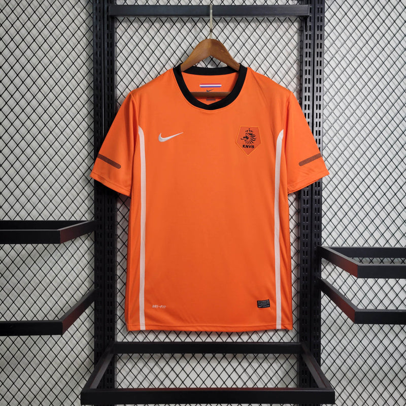 Camiseta Holanda I 2010 Retro - Hombre