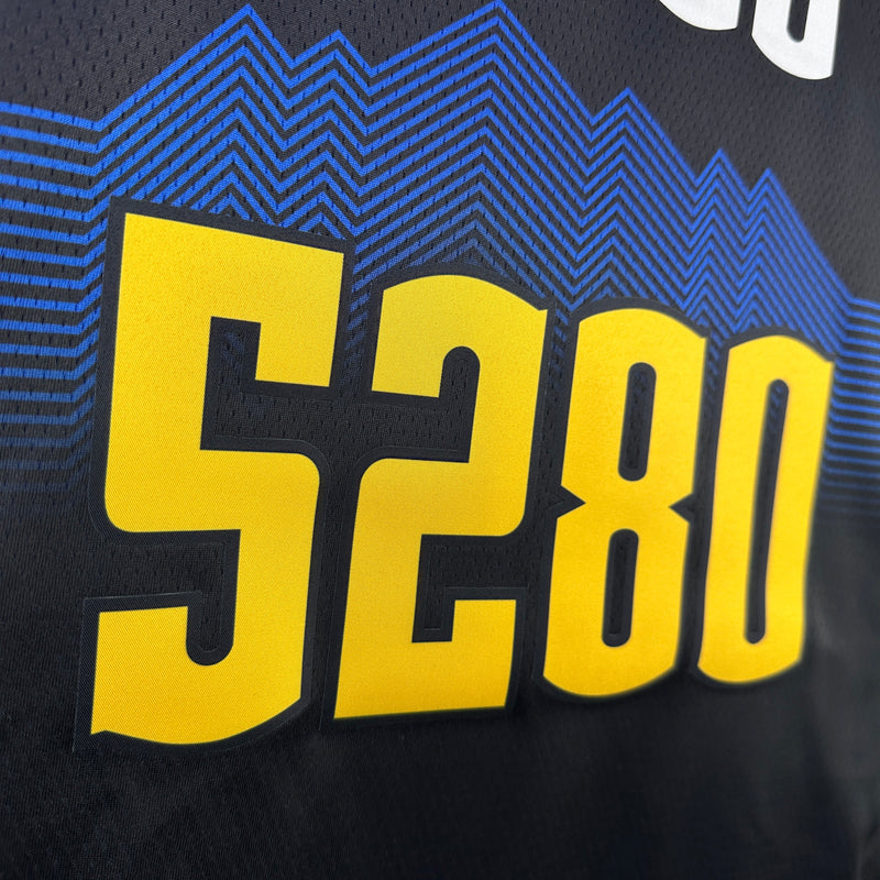 Camisa Regata Denver Nuggets City Edition 2024 - Preta