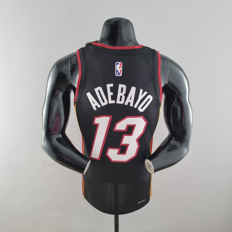 Camiseta Regatta Miami Heat Icon Edition 2022 - Negro