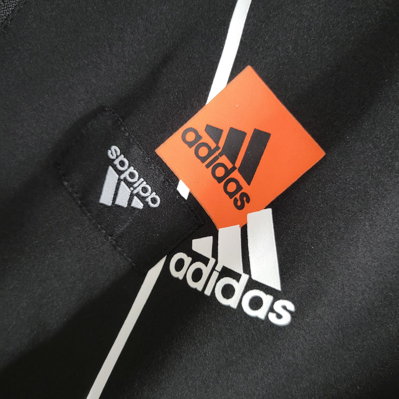 Cortavientos con logo Adidas - Negro