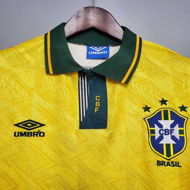 Camisa Retrô Brasil I 1991/92 - Masculina