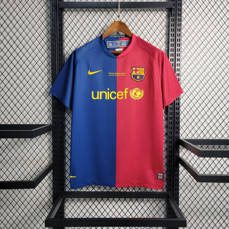 Camiseta Retro Barcelona Local 2008/09 - Hombre