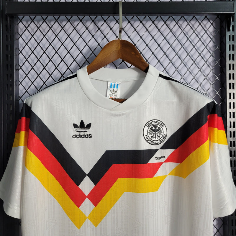 Camiseta retro Alemania I 1990 Hombre