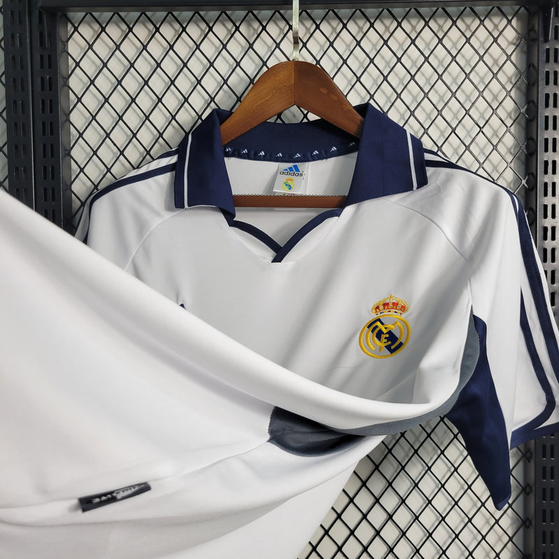 Camiseta retro Real Madrid Primera 2000/01 - Hombre