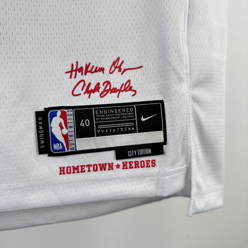 Camisa Regata Houston Rockets City Edition 2024 - Branca