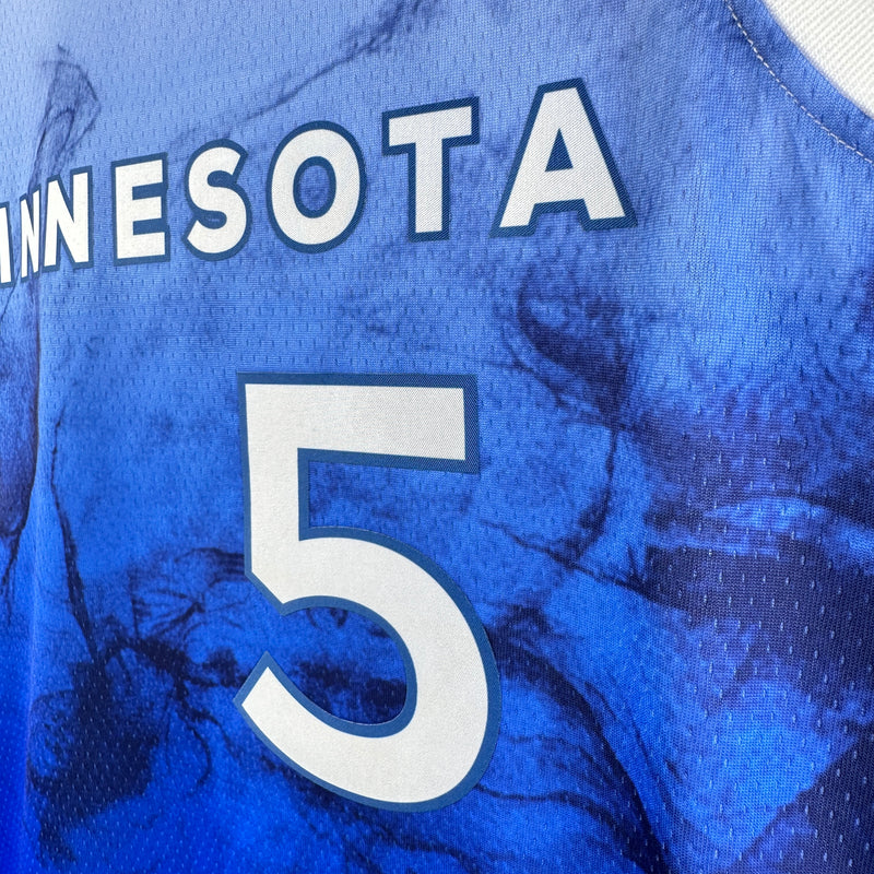 Camiseta Regatta Minnesota Timberwolves City Edition 2024 - Azul