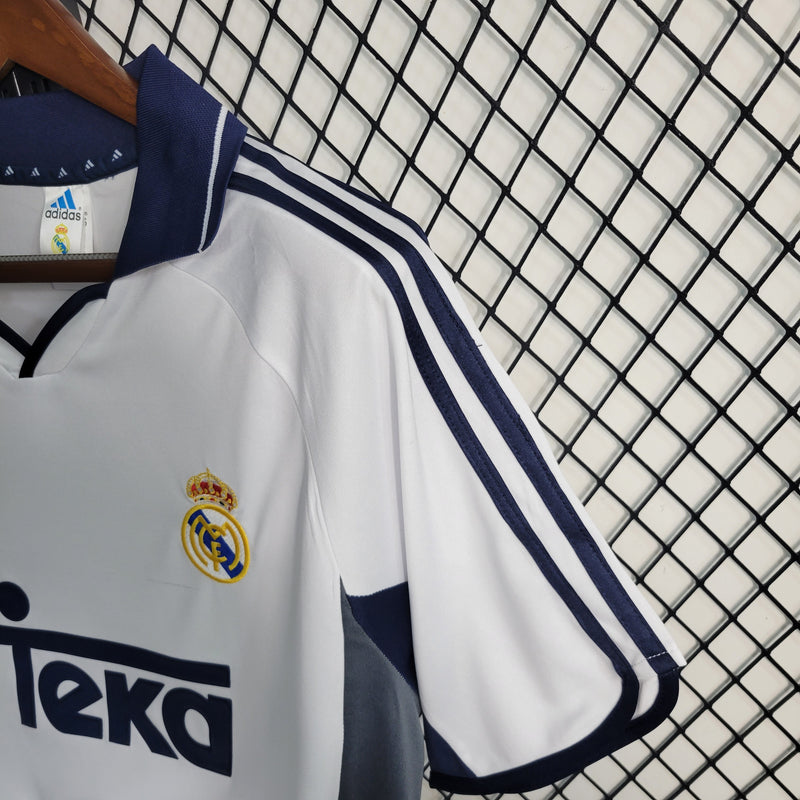 Camiseta retro Real Madrid Primera 2000/01 - Hombre