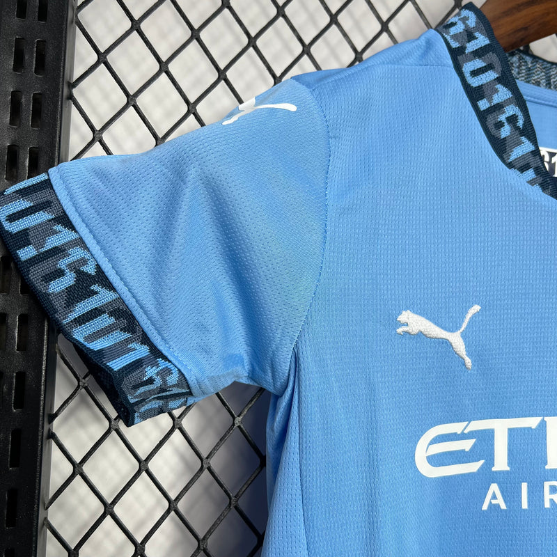 Conjunto Infantil Manchester City I 2024/25