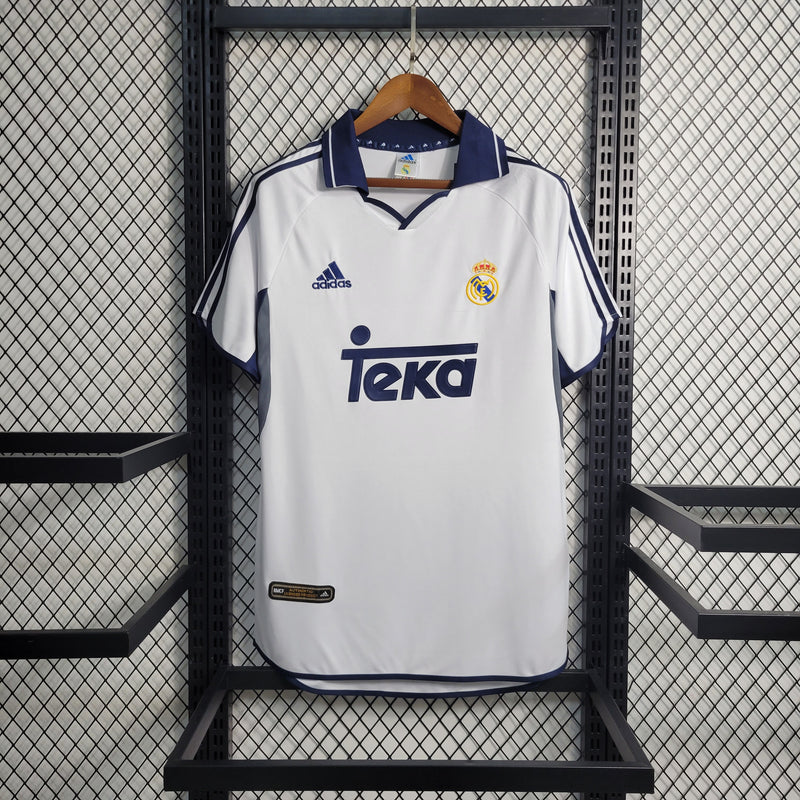 Camiseta retro Real Madrid Primera 2000/01 - Hombre