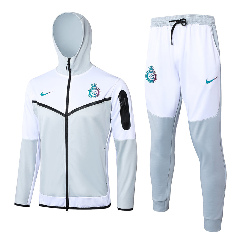 Conjunto de sudadera de forro polar Al-Nassr Tech - Blanco