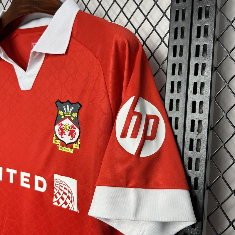 Camisa Torcedor Wrexham I 2024/25 - Masculina