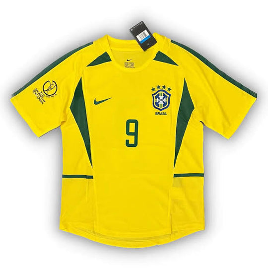 Camiseta Brasil I 2002 Retro Hombre