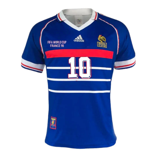 Camisa Retrô França I 1998 - ZIDANE #10