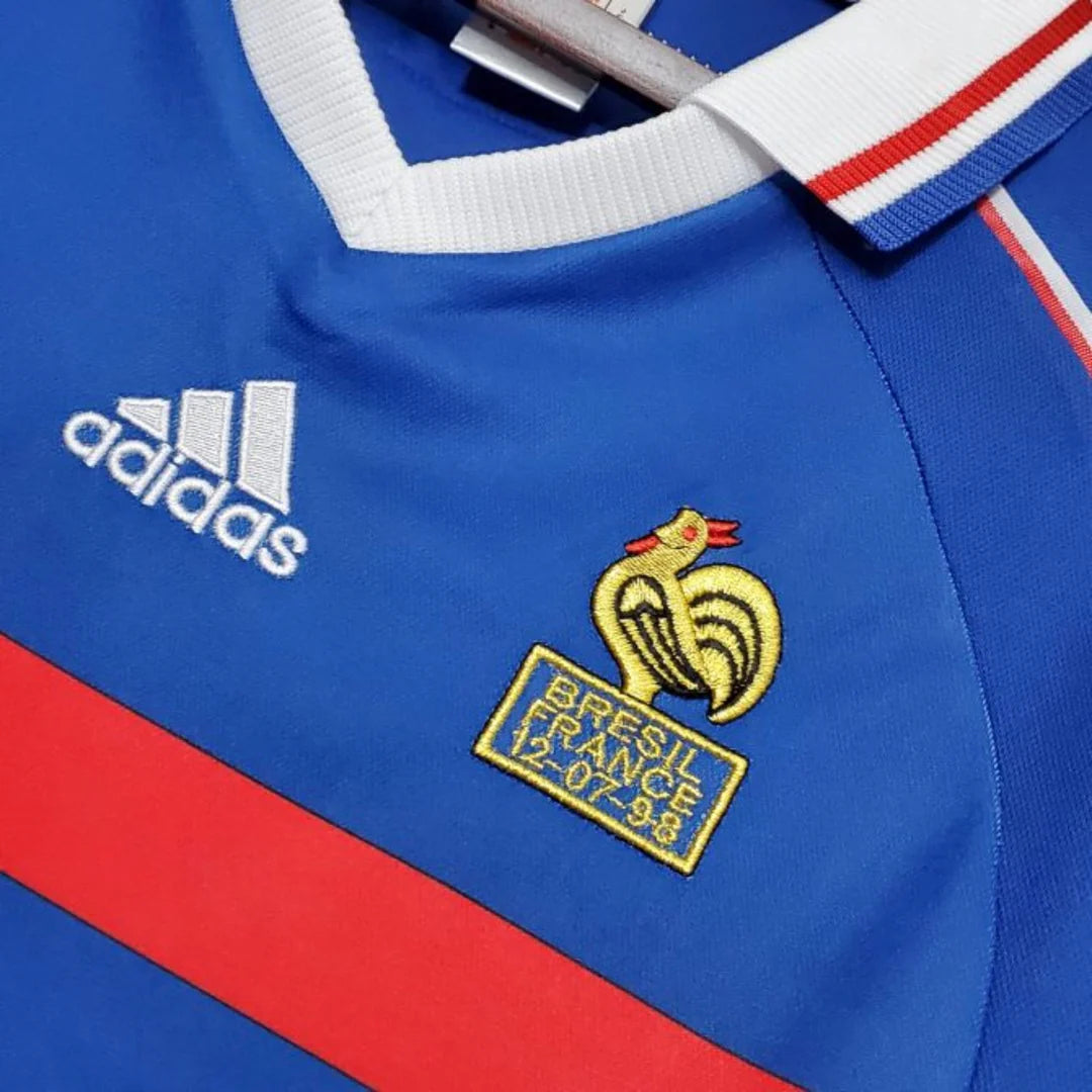 Camisa Retrô França I 1998 - ZIDANE #10