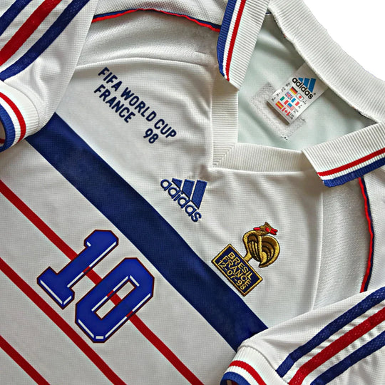 Camisa Retrô França II 1998 - ZIDANE #10