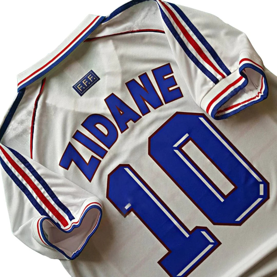 Camisa Retrô França II 1998 - ZIDANE #10