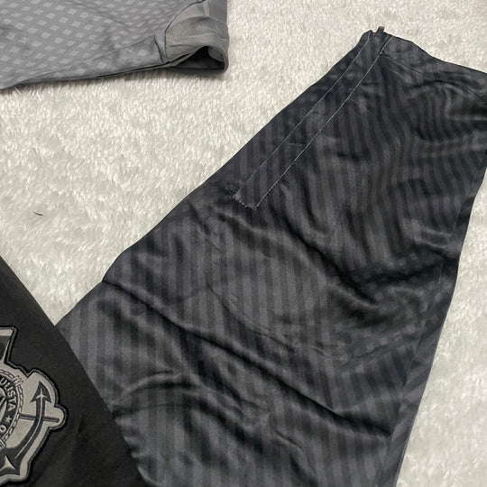 Conjunto de Frio Jaqueta Treino Corinthians - Cinza