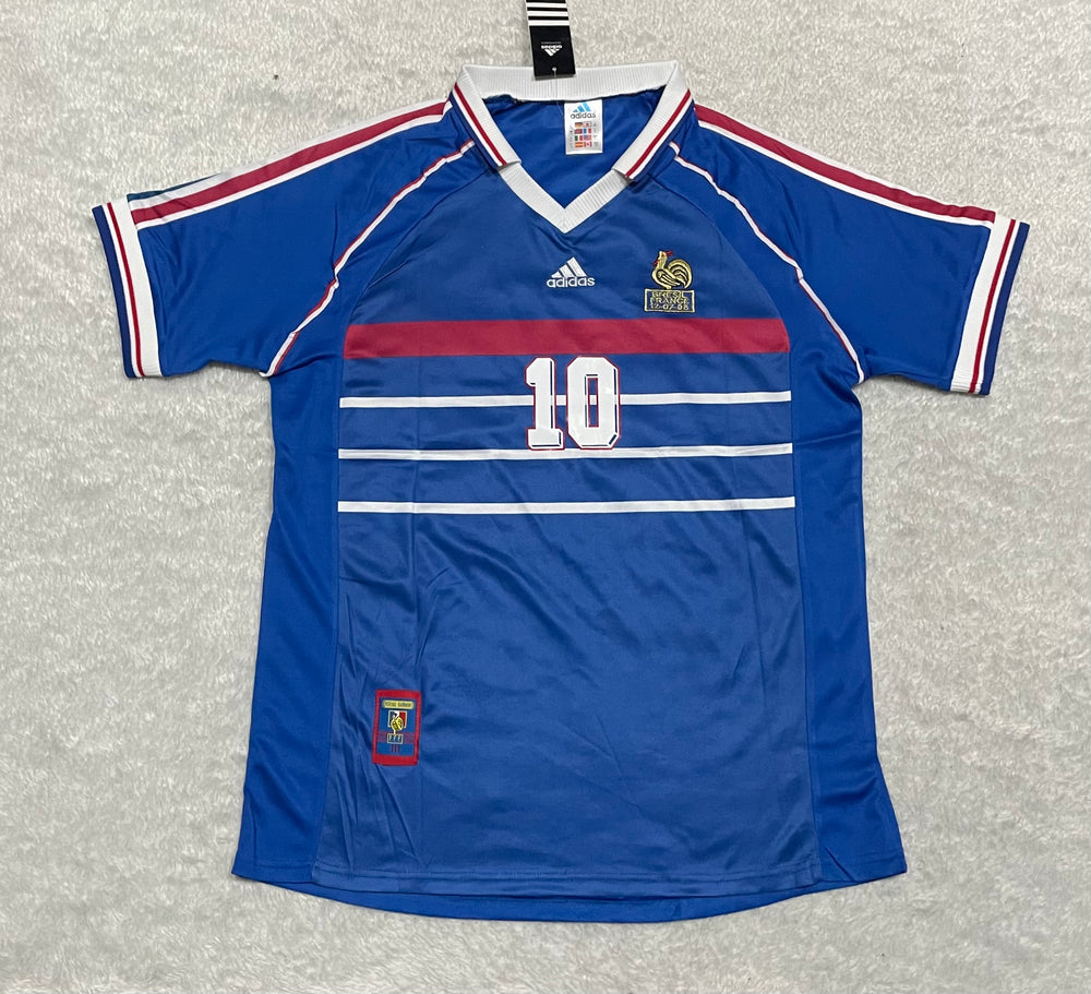 Camisa Retrô França I 1998 - ZIDANE #10