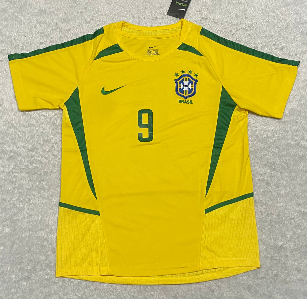 Camiseta Brasil I 2002 Retro Hombre
