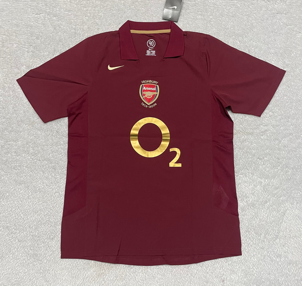 Camisa Retrô Arsenal I 2005/06 - HENRY #14