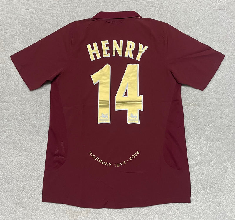Camisa Retrô Arsenal I 2005/06 - HENRY