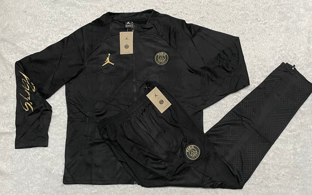 Conjunto de Frio Jaqueta Treino PSG - Preta