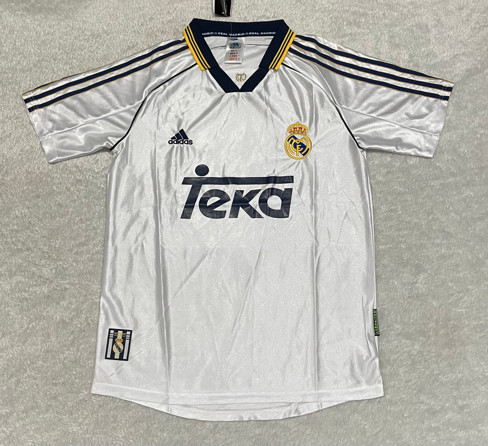 Camiseta retro Real Madrid Primera 2000/01 - Hombre